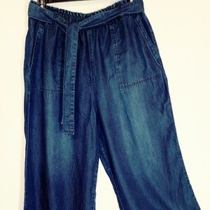 Wide leg,cropped,lightweight jeans M